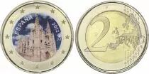Spanien 2 Euros - Cathedral of Burgos - Colorised - 2012