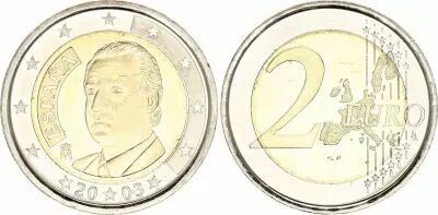 Spanien 2 Euros - Juan Carlos I - 2003