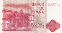 Spanien 2000 Pesetas Juan Ramon Jimenez  - 1980 - XF - P.159