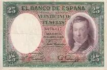 Spanien 25 Pesetas - Vicente Lopez - 1931 - P.81