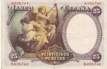 Spanien 25 Pesetas - Vicente Lopez - 1931 - P.81
