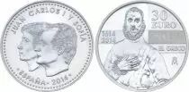 Spanien 30 Euros Juan Carlos and Sofia - El Greco 2014