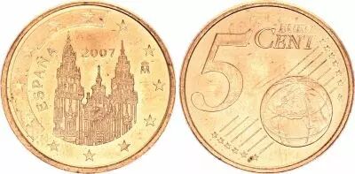 Spanien 5 Centimes Euro - 2007