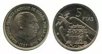 Spanien 5 Peseta F. Franco Caudillo de Espana