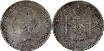 Spanien 5 Pesetas Alfonso XIII - 1892 PGM - Silver