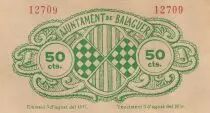 Spanien 50 centimos - Ajuntament de Balaguer - 1937