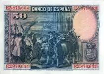 Spanien 50 Pesetas  - D. V&eacute;lasquez - 1928