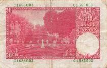 Spanien 50 Pesetas - Santiago Rusinol - 1951 - P.141