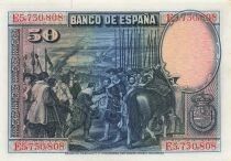Spanien 50 Pesetas - Velazquez - 1928 - P.75