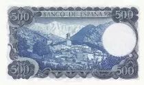 Spanien 500 Pesetas - Jacinto Verdaguer - Landscape - 1971 - Serial 1E