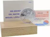 Spanien Miguel Lopez de Legazpi - 10 Euros Silver BE 2003