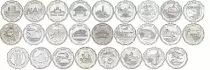 Sri Lanka 10 Rupees - Set of 10 Coins - 2013 - AU