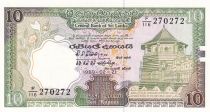 Sri-Lanka 10 Rupees, Temple - Sanctuaire - 1989