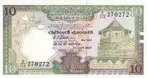 Sri Lanka 10 Rupees, Temple - Shrine - 1985 - P.92