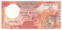 Sri Lanka 100 Rupees - Lion - Parliament - 1988 - P.99b
