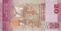 Sri Lanka 20 Rupees -  Bird - Dancers - 2015
