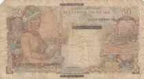 St. Pierre und Miquelon 1 NF/50 Francs - 1960 - Serial J.30 - P.30b