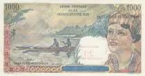St. Pierre und Miquelon 2NF/1000 Francs Women - ND (1964) - Serial O.9