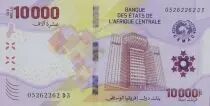 Staaten Zentralen Afrikas 10000 Francs - Central Bank of Youand� - 2020 (2022) - Letter D3