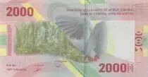 Staaten Zentralen Afrikas 2000 Francs - Building - Parrot - 2020 (2022) - Lettrer D