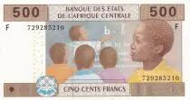Staaten Zentralen Afrikas 500 Francs - Education - Village - 2002 - Letter F (Centrafrica)
