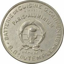 Stamp Coin - 5 Centimes, Batterie Cuisine G. Carpentier - Paris