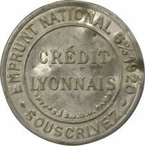 Stamp Coin - 5 Centimes, Cr&eacute;dit Lyonnais - Paris