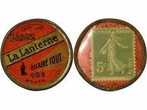 Stamp Coin - 5 Centimes, La Lanterne - Paris