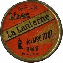 Stamp Coin - 5 Centimes, La Lanterne - Paris