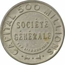 Stamp Coin - 5 Centimes, Soci&eacute;t&eacute; G&eacute;n&eacute;rale - Paris