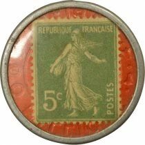 Stamp Coin - 5 Centimes, Soci&eacute;t&eacute; G&eacute;n&eacute;rale - Paris