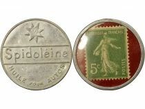 Stamp Coin - 5 Centimes, Spidol&eacute;ine - Paris