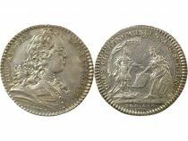States of Brittany, Louis XV ? Silver Token - 1728 Rennes
