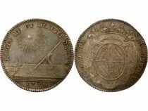 States of Burgundy - Silver Token, Majority of the King - 1725
