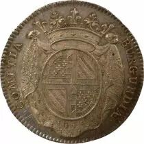 States of Burgundy - Silver Token, Majority of the King - 1725