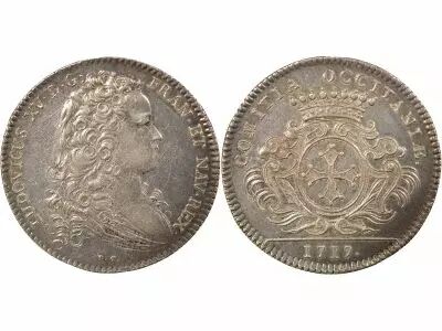 States of Languedoc, Louis XV - Silver Token - 1719