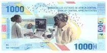 Stati dell\'Africa centrale 1000 Francs - Central Bank of Youand&eacute; - 2020 (2022) - Letter E2