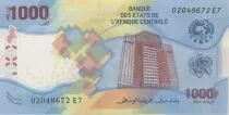 Stati dell\'Africa centrale 1000 Francs - Medical research - Hybrid - 2020 (2022) - Lettrer E