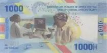 Stati dell\'Africa centrale 1000 Francs - Medical research - Hybrid - 2020 (2022) - Lettrer E