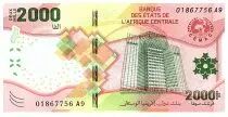 Stati dell\'Africa centrale 2000 Francs - Building - Parrot - 2020 (2022) - Letter A