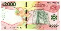 Stati dell\'Africa centrale 2000 Francs - Central Bank of Youand� - 2020 (2022) - Letter D2