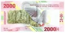 Stati dell\'Africa centrale 2000 Francs - Central Bank of Youand&eacute; - 2020 (2022) - Letter D2