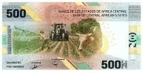 Stati dell\'Africa centrale 500 Francs - Building - Farms - Hybrid - 2020 (2022) - Letter B5
