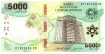 Stati dell\'Africa centrale 5000 Francs - Central Bank of Youand� - 2020 (2022) - Letter C8