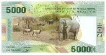 Stati dell\'Africa centrale 5000 Francs - Central Bank of Youand&eacute; - 2020 (2022) - Letter D9