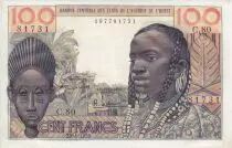 Stati dell\'Africa dell\'ovest 100 Francs Mask - 1959