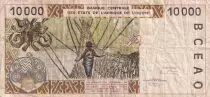 Stati dell\'Africa dell\'ovest 10000 Francs - Headman - Bridge - 1994- D Mali - P.414Dc