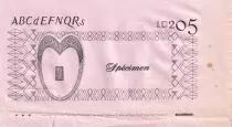 Stati dell\'Africa dell\'ovest Test note specimen - Rose - 10205 - Recto - VF+-XF