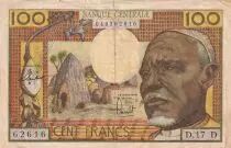 Stati dell\'Africa equatoriale 100 Francs - Equatorial Africa - Gabon - Rare 1963