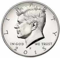 Stati Uniti d\'America 1/2 Dollar J.F. Kennedy - 2015 D Denver